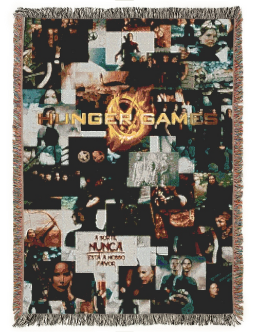 "THG Collage" Woven Blanket